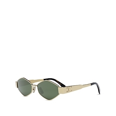 Celine Cl40254u Sunglasses Shiny Endura Gold Acetate/Metal